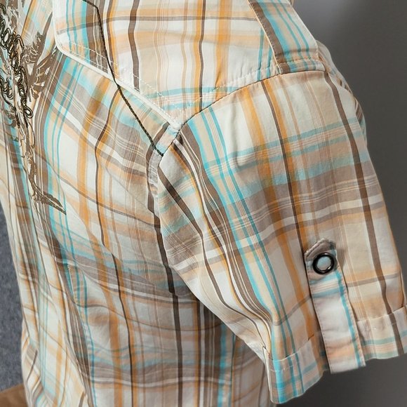 Men's Short Sleeved Collared Shirt - Picture 5 of 7